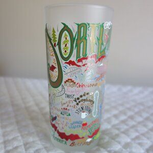 CATSTUDIO Portland Oregon Souvenir Frosted Glass 2013